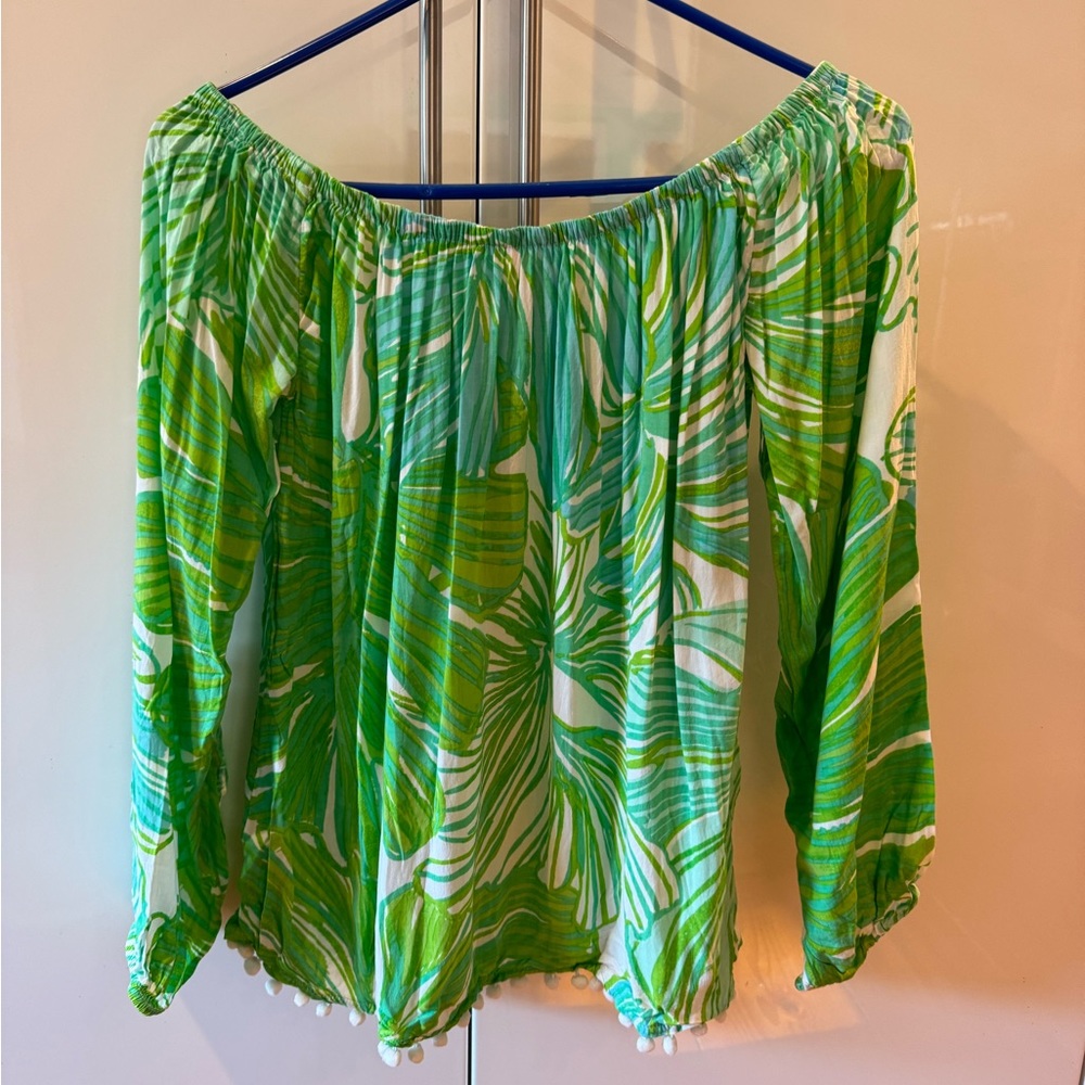 NWOT Lilly Pulitzer off the shoulder top size small
